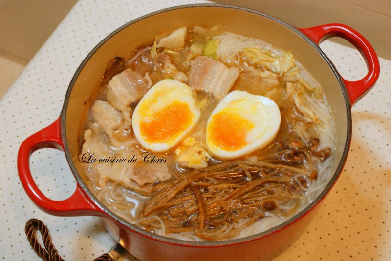[麵食] 麻油金針菇肉片麵線