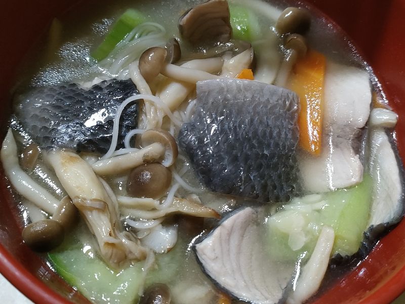 絲瓜魚皮麵線