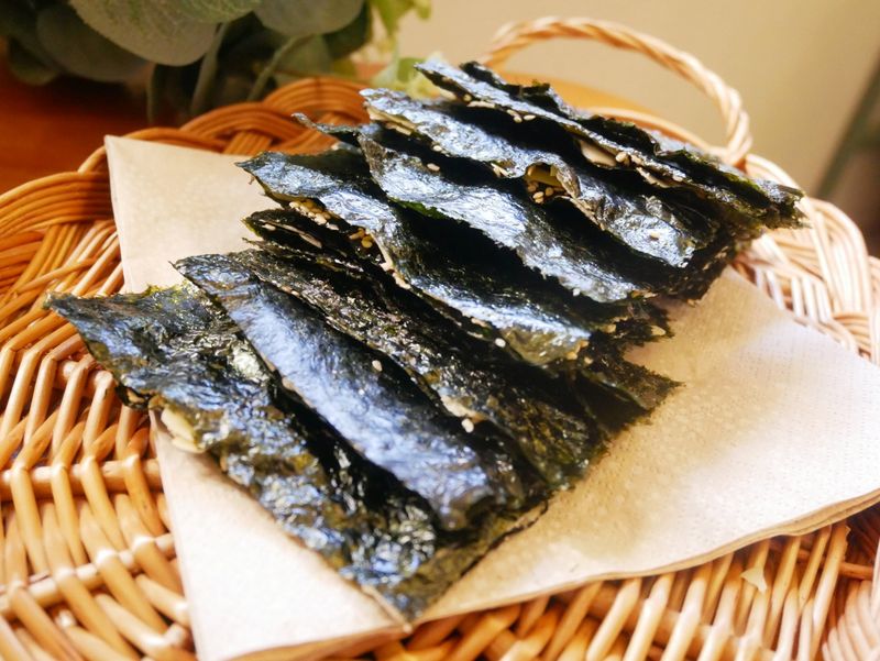好涮嘴「海苔杏仁脆片」好簡單、好好吃~