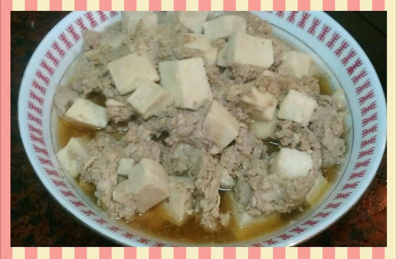 蒸絞肉凍豆腐