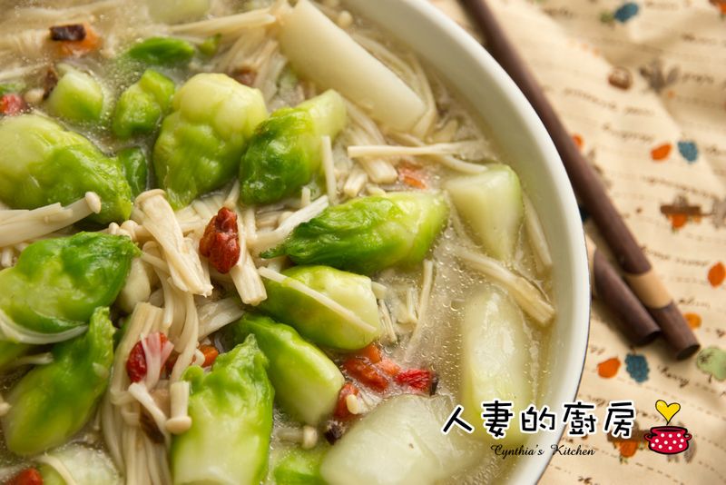 娃娃菜燴鮮菇