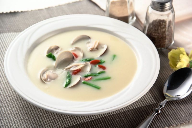 奶油蛤蜊蘆筍湯