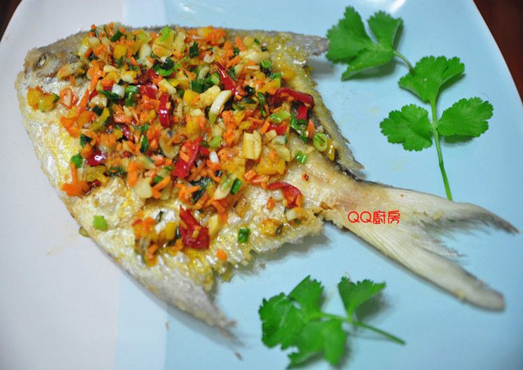 【海鮮年菜】五彩繽紛香酥白鯧