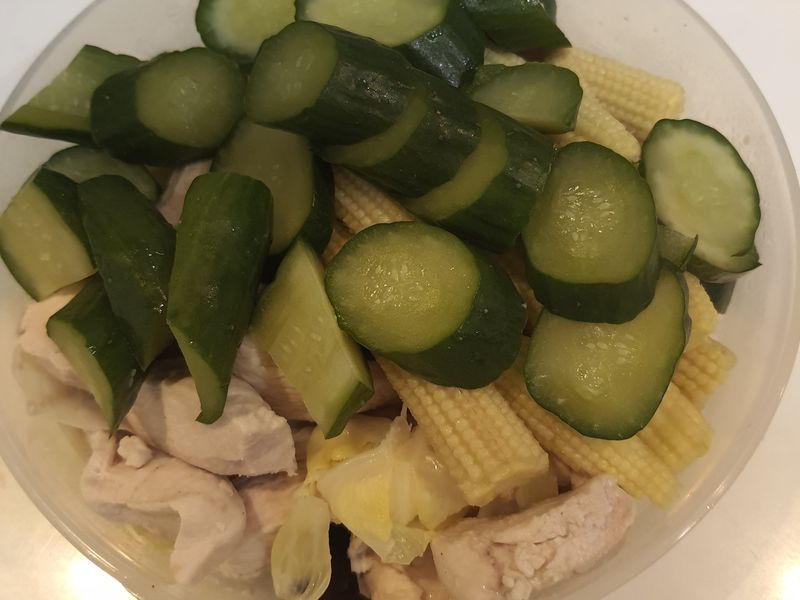 清爽鹽水雞餐