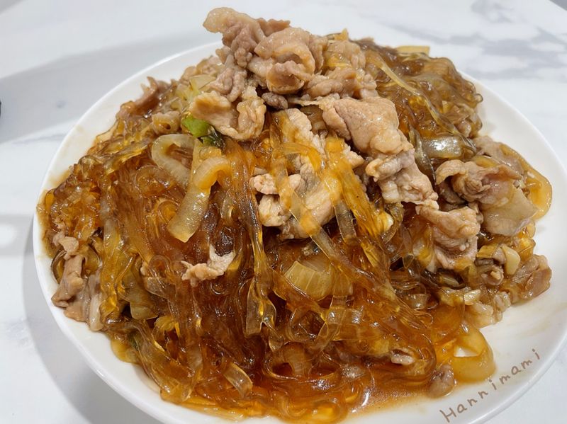梅花肉寬粉絲
