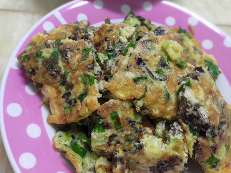紫菜青蔥煎蛋