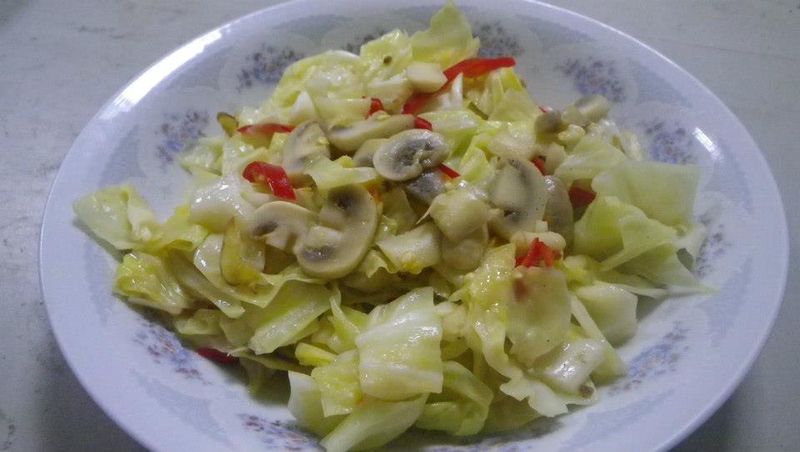 蘑菇高麗菜
