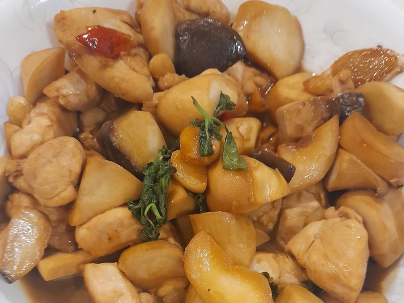 三杯杏鮑菇