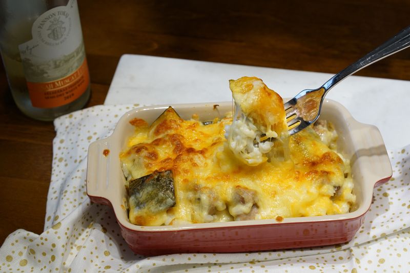 南瓜雞肉焗飯