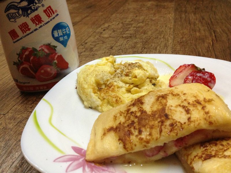《草莓就愛鷹牌煉奶》爆漿煉奶草莓盒