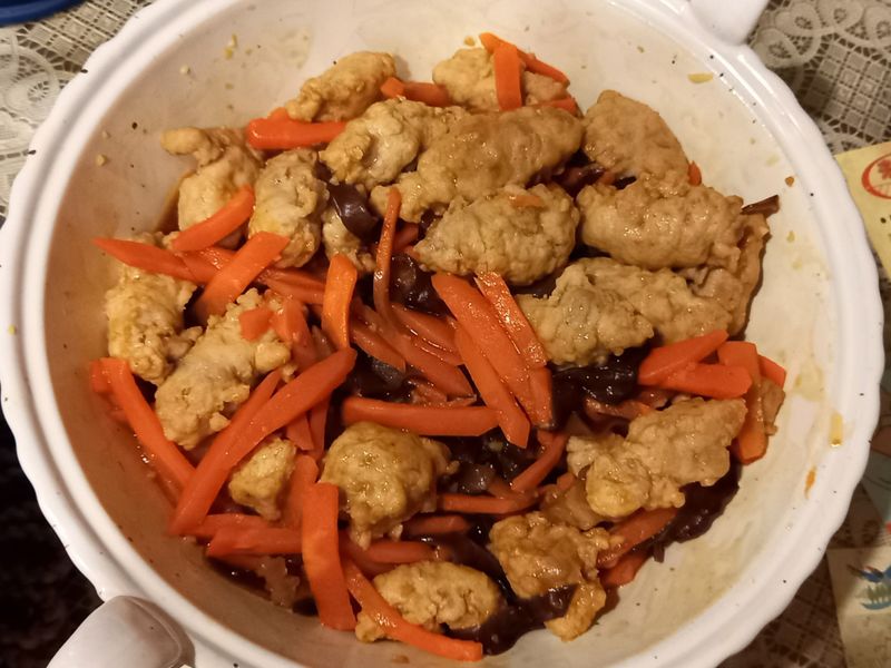 微波版炒肉羹