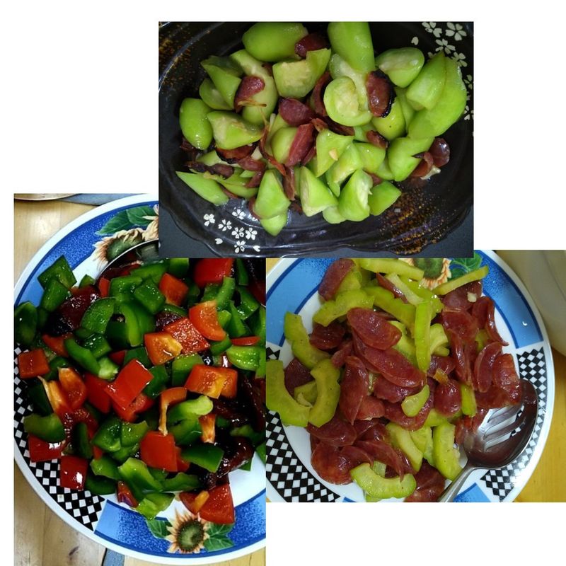 臘腸三炒