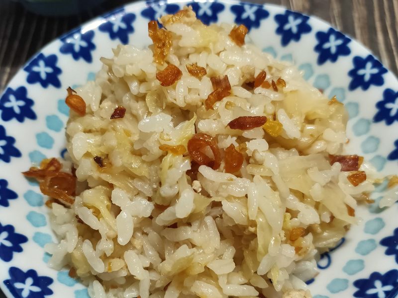 lanni 高麗菜飯(電子鍋版)