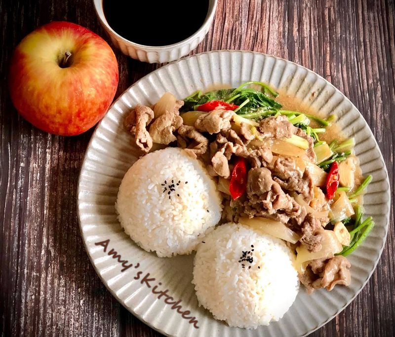 蔥爆牛肉燴飯
