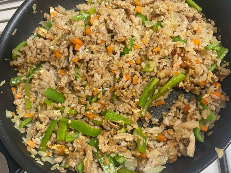 青椒肉絲炒飯