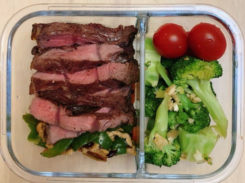減醣便當|低溫慢烤牛排