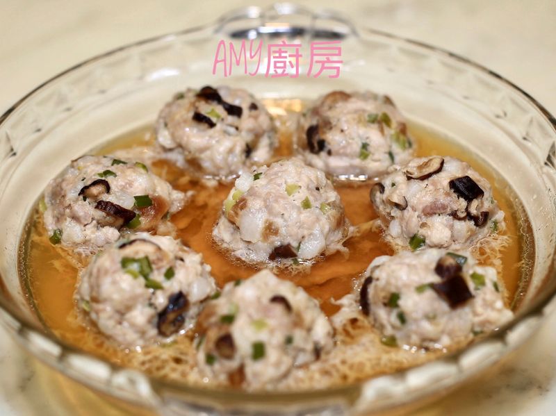 古早味香菇蔭瓜蒸肉丸
