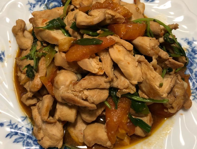 番茄魚露雞胸