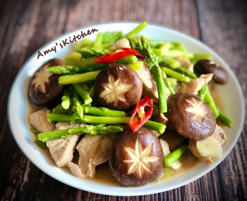 蘆筍炒肉片