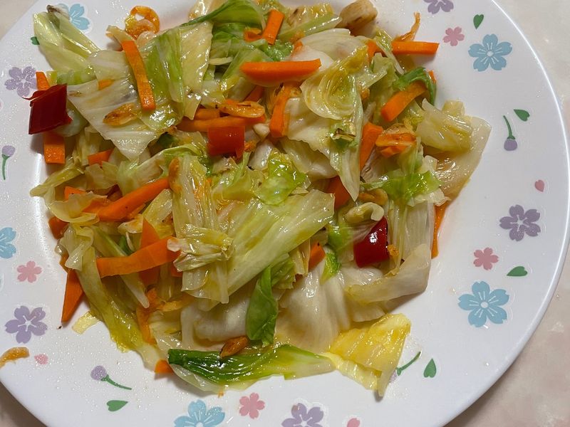 櫻花蝦高麗菜