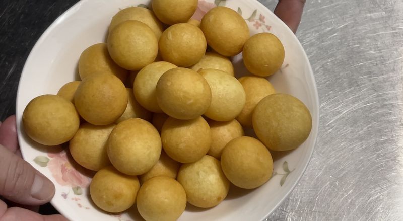 地瓜球「夜市有名的小點心」