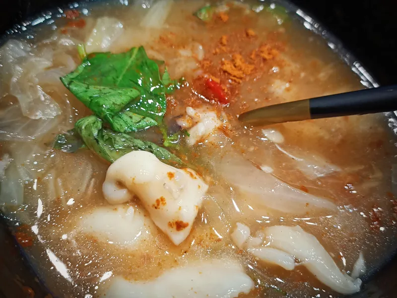 生炒花枝羹