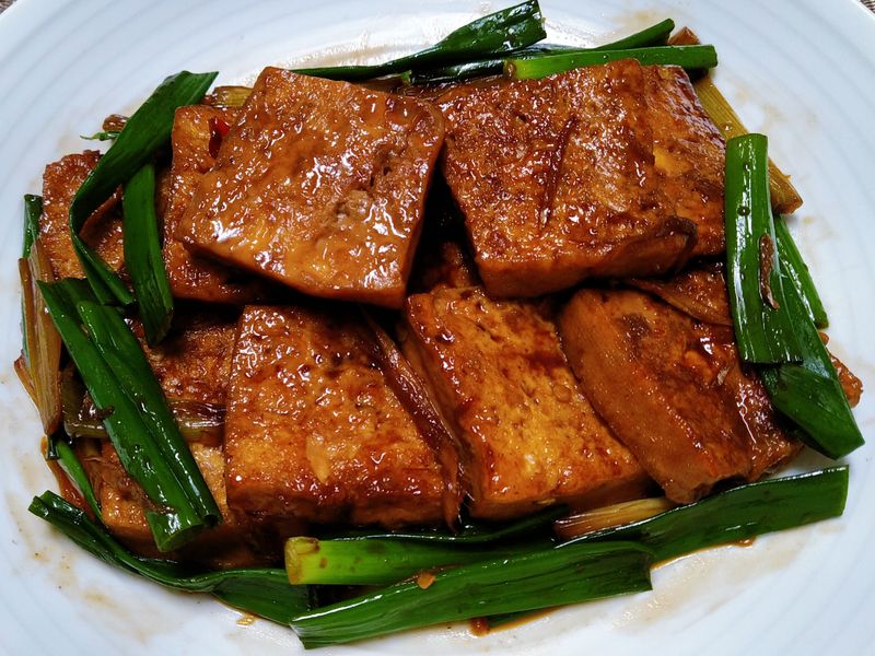 好男人料理-蔥燒豆腐