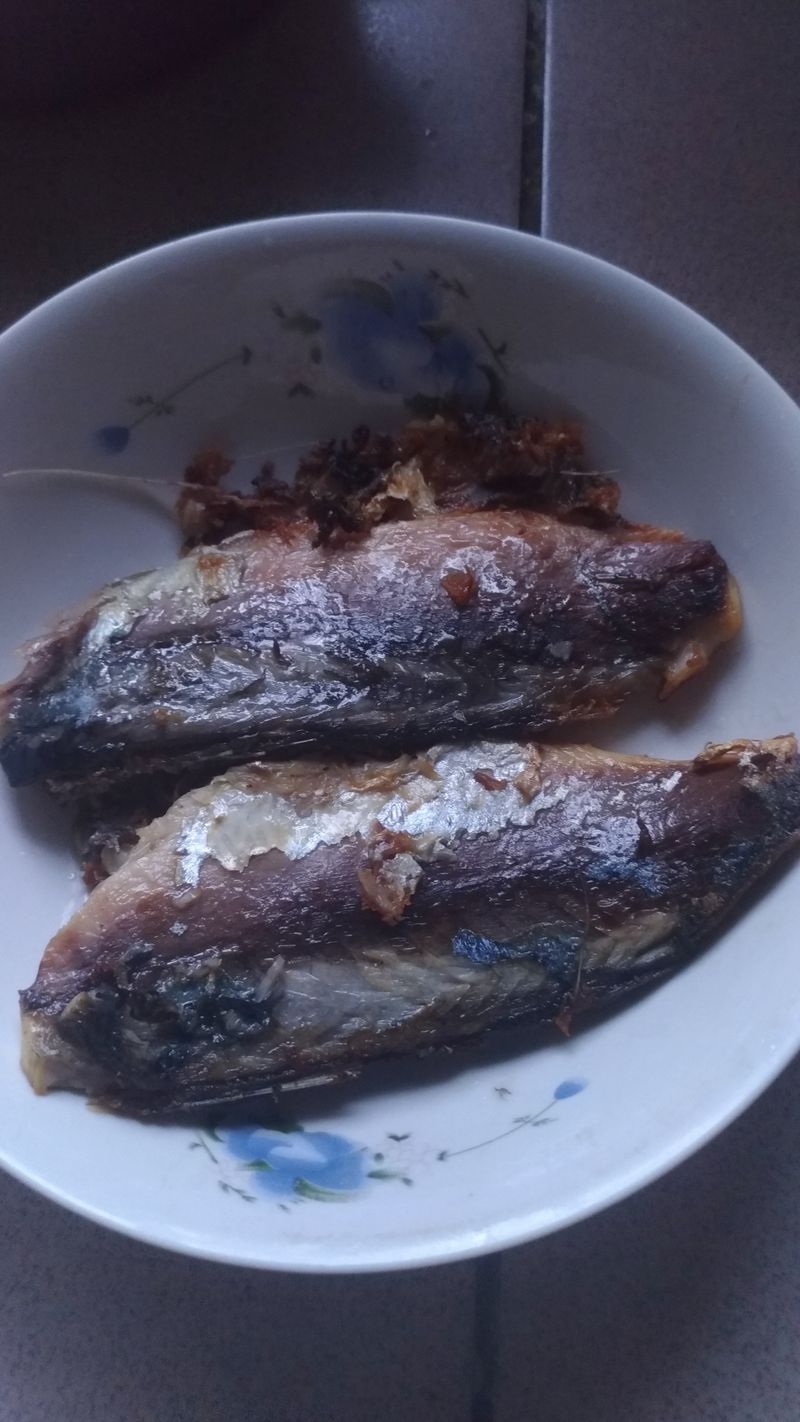 煎鹽漬鯖魚