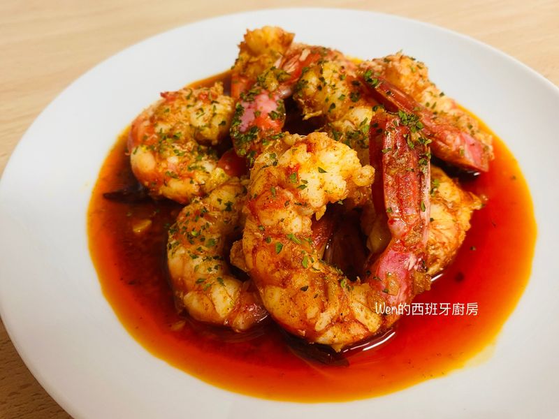 超簡單系列-西班牙大蒜蝦 (附影片)