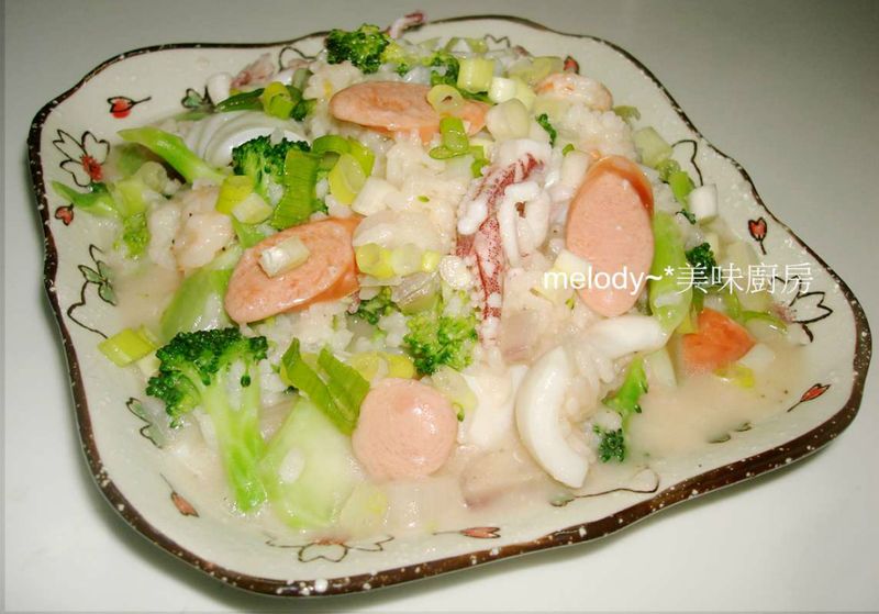 海鮮奶油燉飯