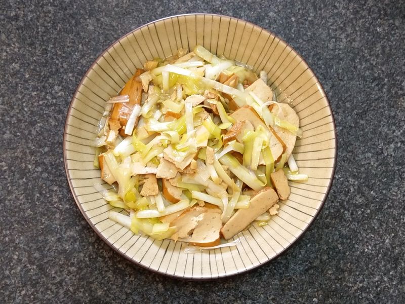 韭菜黃炒豆干