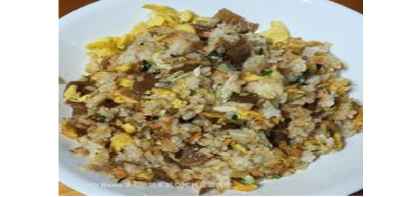 小琉球家常菜鬼頭刀魚乾蛋炒飯