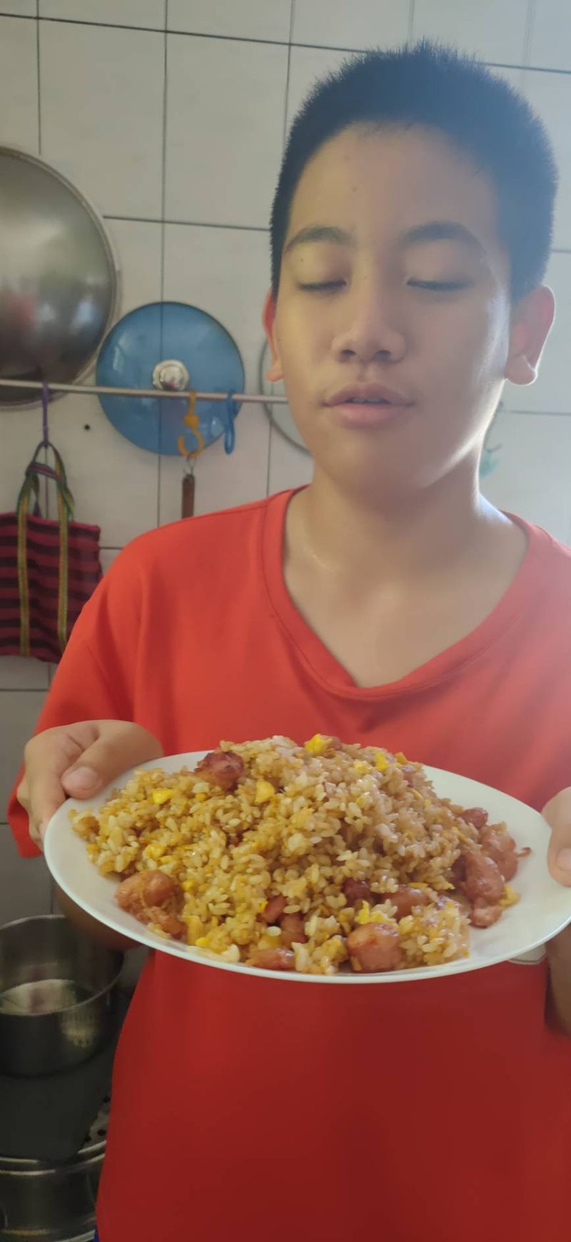 小琉球家常菜-香腸炒飯