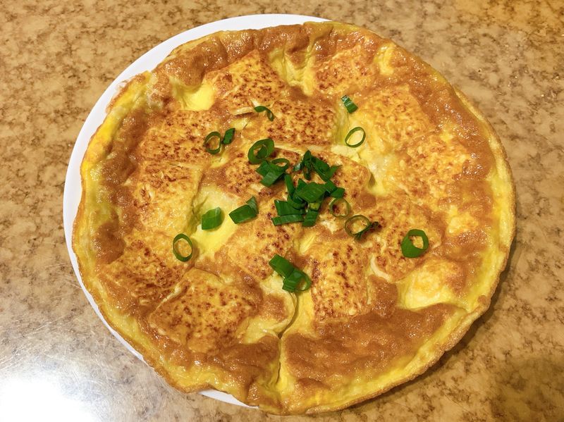 【蛋素】雞蛋豆腐煎蛋