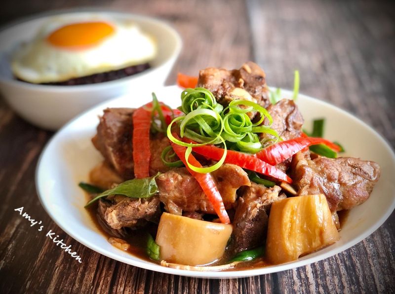 蔥燒排骨 零廚藝電鍋料理