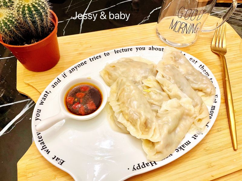 手工香菇冬粉素食水餃(含蔥、薑)