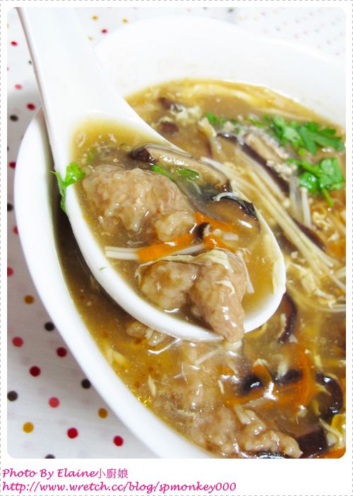香菇赤肉羹