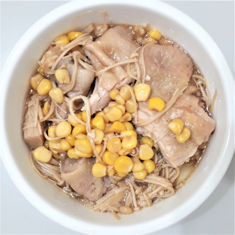 玉米金針菇雞腿