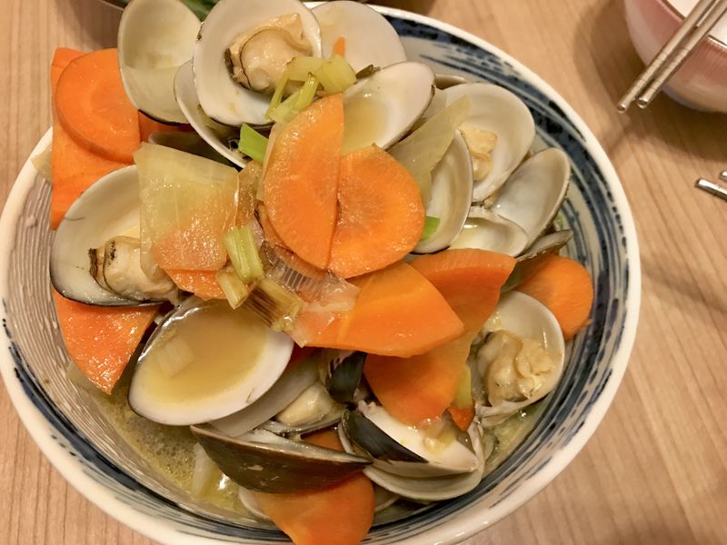 🍶酒蒸蛤蠣(平底鍋料理)