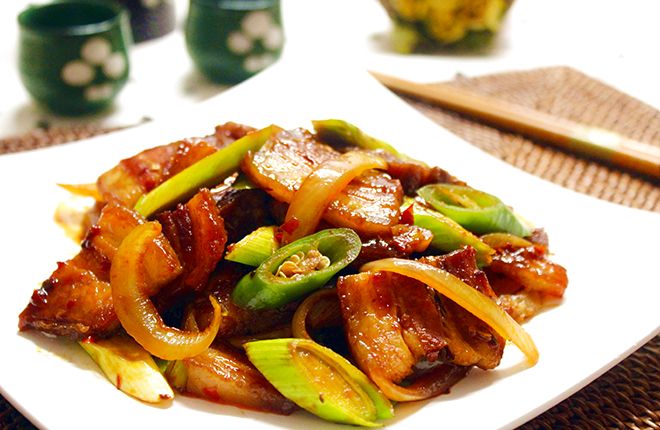 《好菜網》蒜苗回鍋肉
