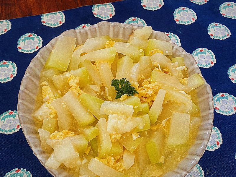 蒜香清燒瓠瓜(蒲瓜)