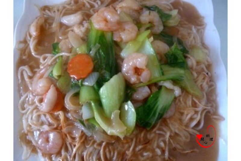 家庭版海鮮廣式炒麵