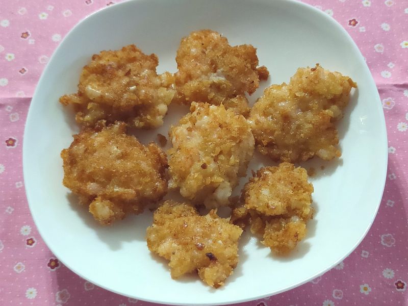 金錢蝦餅