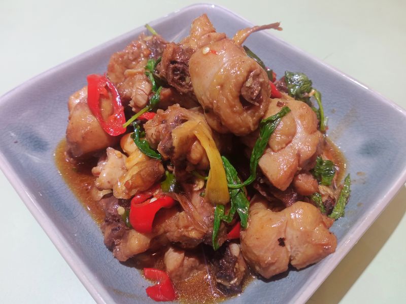 家常三杯雞