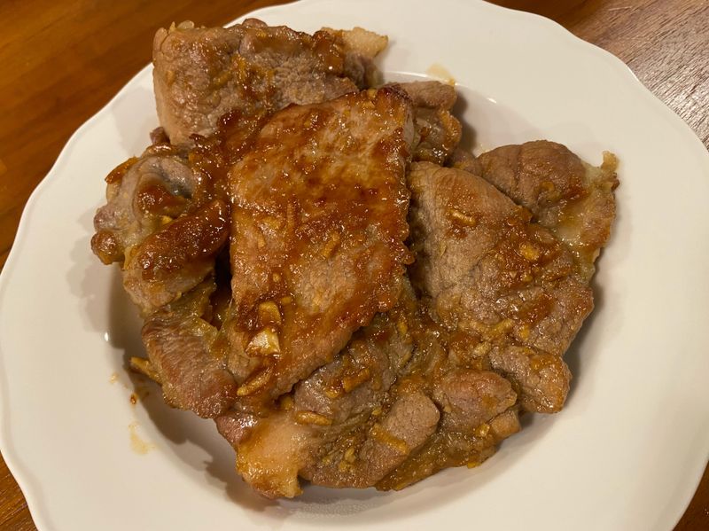 蒜香豬排
