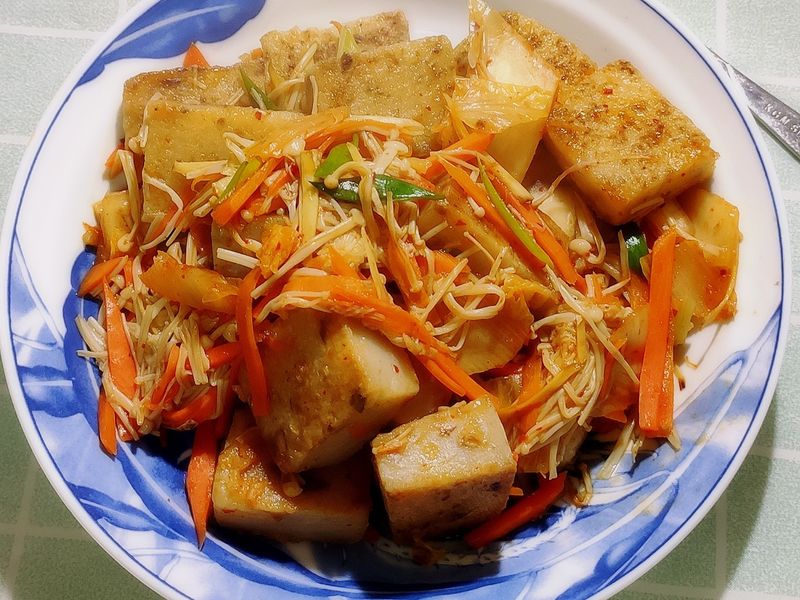 泡菜蘿蔔糕