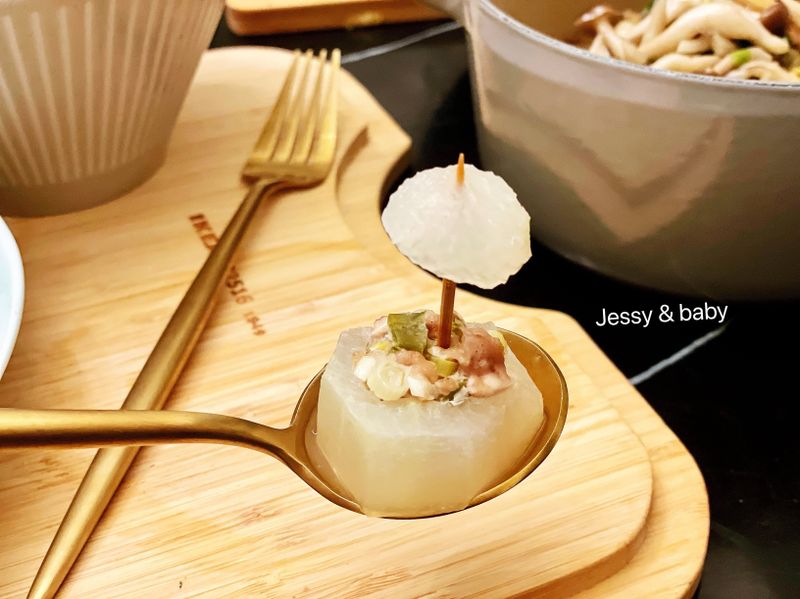 清甜蒸冬瓜鑲肉