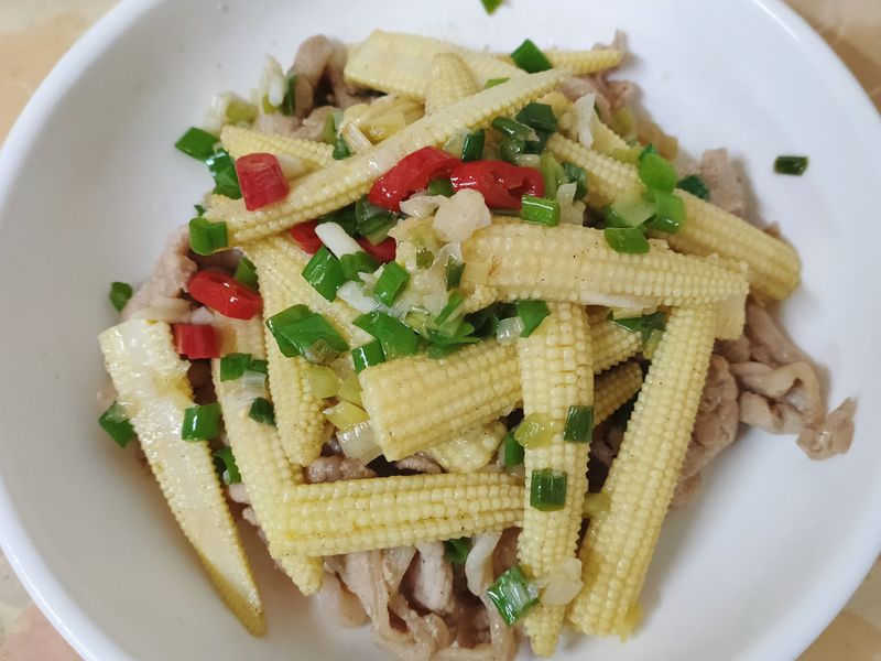 玉米筍肉片