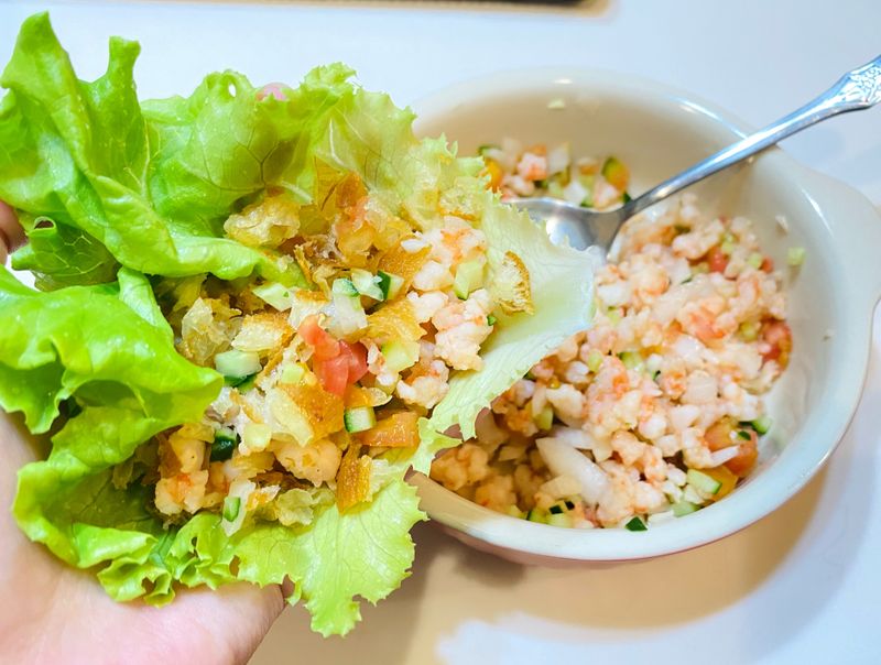 生菜包蝦鬆