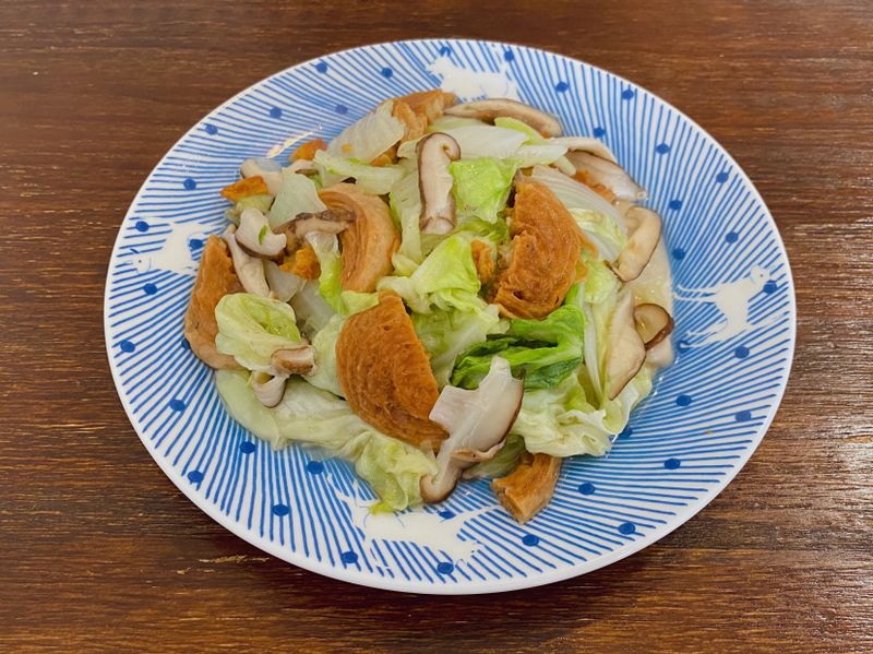 家常味道《豆輪炒白菜》香味四溢